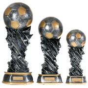 Fußballfigur inkl Top Pokal Gravur Fussball Ständer Augustinus 15-25 cm 