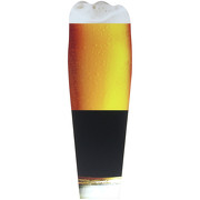 Kreidetafel Bier zum beschreiben mit Kreide Wandtafel Bierglas