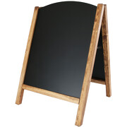 Kreidetafel Kundenstopper GREENA Metall magnetisch für Außen 59x78 cm