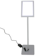 LED Infodisplay MAGNE A4 A3 Menuboard Infoständer mit Klapprahmen