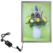LED Rahmen AIKO ultraslim Lightbox extrem flach Alu Klapprahmen