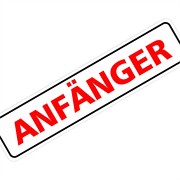 Magnetschild Anfänger Fahranfänger 30 x 7 cm 0,9mm stark abgerundete Kanten