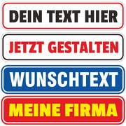 Magnetschild selbst beschriften gestalten Autoschild magnetisch 30x7cm