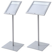 Menuboard VIGGO 1xA4 2xA4 wetterfest außen LED Menütafel Aufsteller
