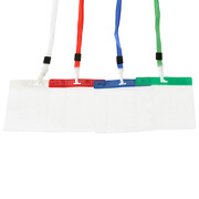 Namensschild PELLE mit Schlüsselband Ausweishülle Kartenhalter