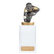 Glas-Pokal "Billard" mit Wunschgravur 
