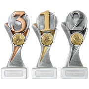 30cm Großer Sport-Pokal mit Resin-Emblem und Ihrer Wunschgravur 