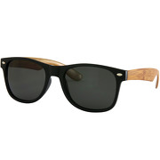 Sonnenbrille BAMBOO bedruckt mit Druck Werbung Logo 1-farbig