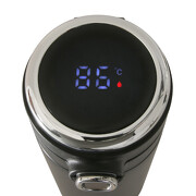 Thermobecher LOKS 420ml Thermoflasche mit Thermometer Gravur Namen Logo