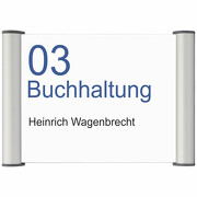 Türschild BILLUND Schild Büroschild selbstklebend 4 Formate