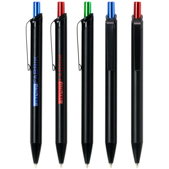 Kugelschreiber Jonas Metall mit glanz metallic Gravur Logo auch 2-farbig möglich