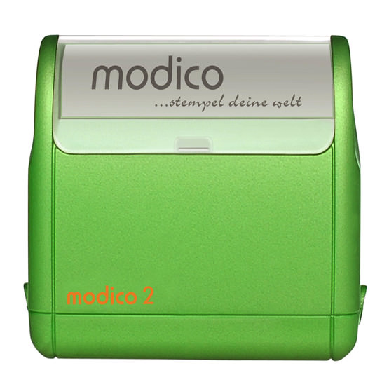 Stempel Modico M2 2 Zeilen