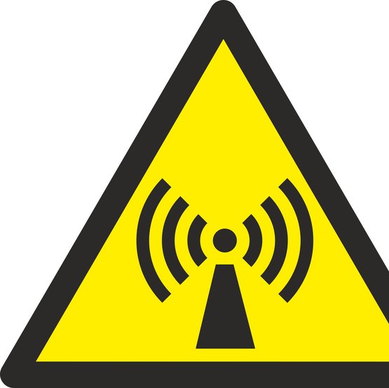 DIN ISO 7010, Aufkleber "Warnung vor nicht ionisierender Strahlung" 
