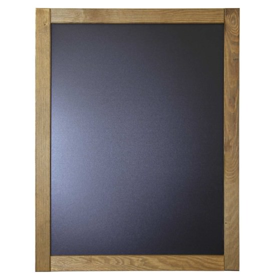 Weiß, 140x60cm Rustikale Tafel Kreidetafel Wandtafel Küchentafel mit Holzrahmen zur Beschriftung mit Kreide im Landhausstil in verschiedenen Größen und Farben 