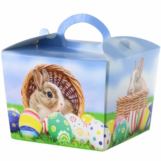 Geschenkekarton Schachtel Verpackung Geschenk Box Ostern Hase