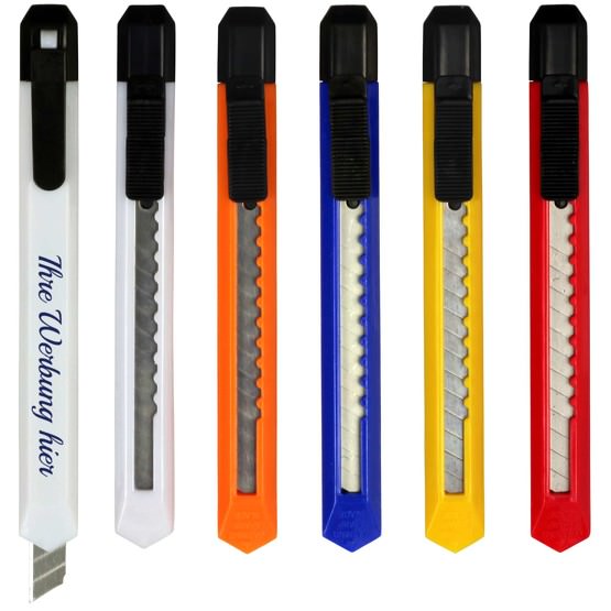 Papiermesser Kartonmesser Cutter mit Druck 1-farbig