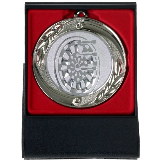 e107 Dart Dartscheibe Pokal Kids Medaillen 70mm mit Band&Emblem Turnier Darts 