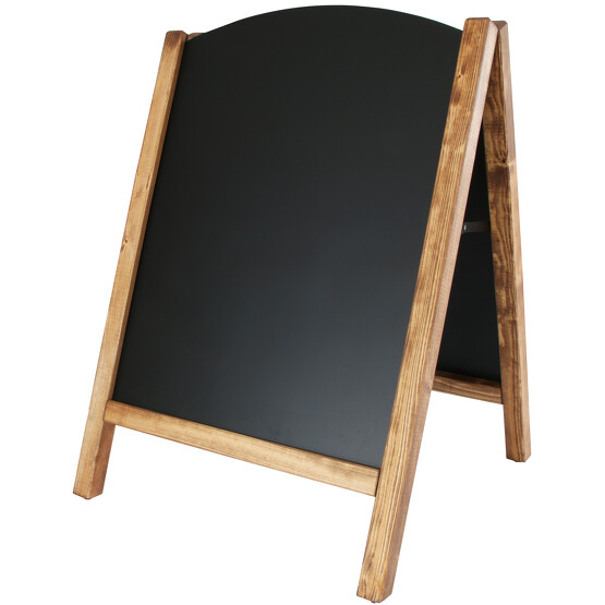 Kreidetafel Kundenstopper GREENA Metall magnetisch für Außen 59x78 cm