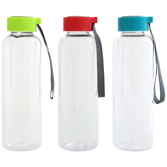 Trinkflasche CLEAR 500 ml mit Gravur Logo Werbung